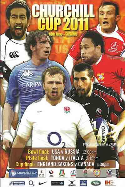 2011 England Saxons v Canada  Rugby Programme